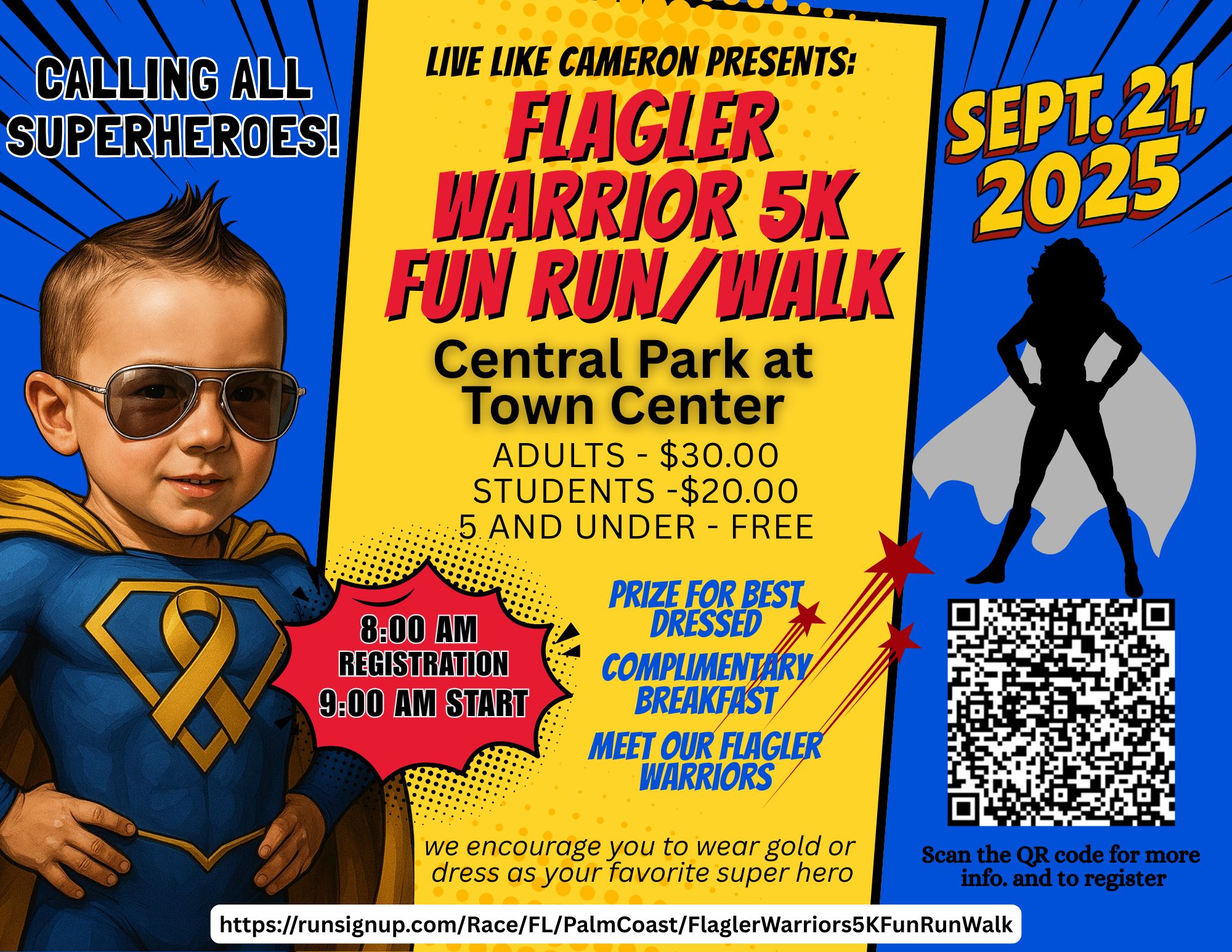 Flagler Warrior 5K Flyer